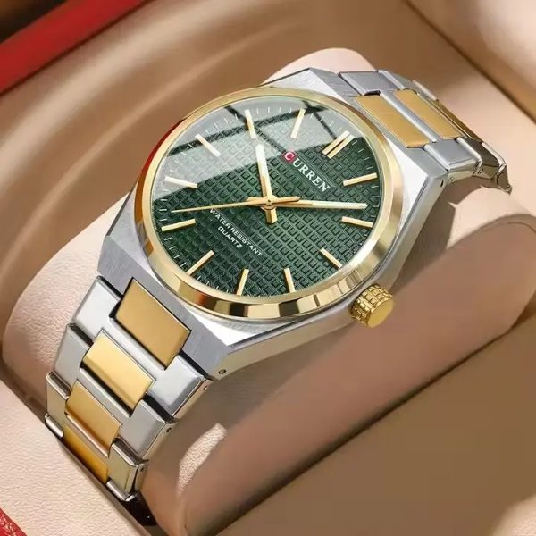 ست ساعت مچی عقربه ای زنانه و مردانه کورن مدل 8439SGGN ست ساعت مچی عقربه ای زنانه و مردانه کورن مدل 8439SGGN