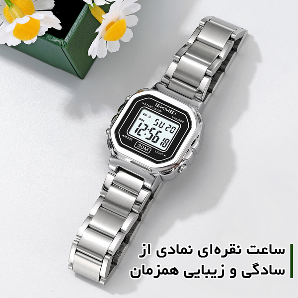 ساعت مچی دیجیتال زنانه اسکمی مدل 2387 SI