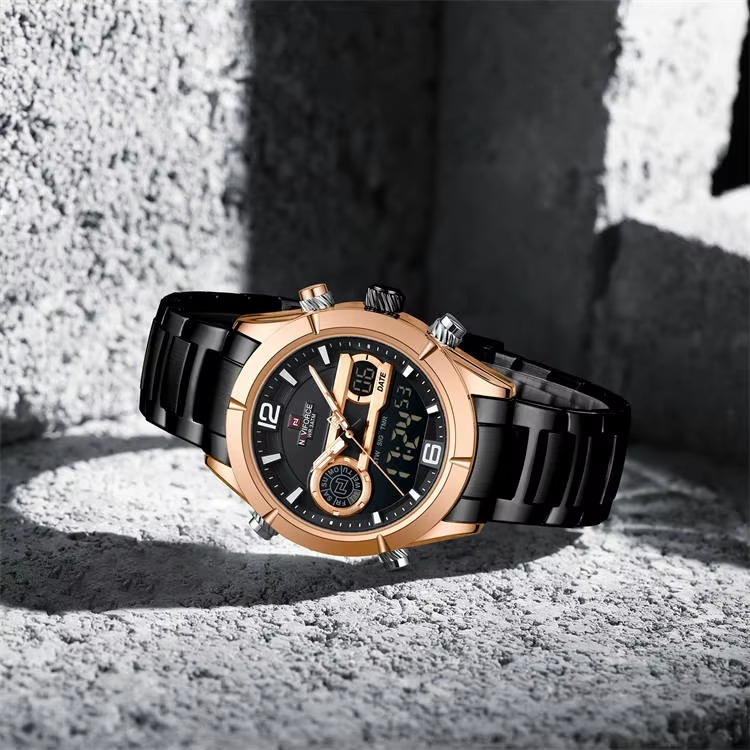 ساعت مچی عقربه‌ای کوارتز مردانه نیوی فورس مدل 9232RGBB