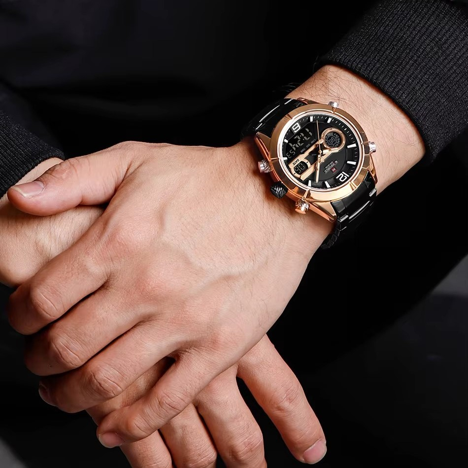 ساعت مچی عقربه‌ای کوارتز مردانه نیوی فورس مدل 9232RGBB