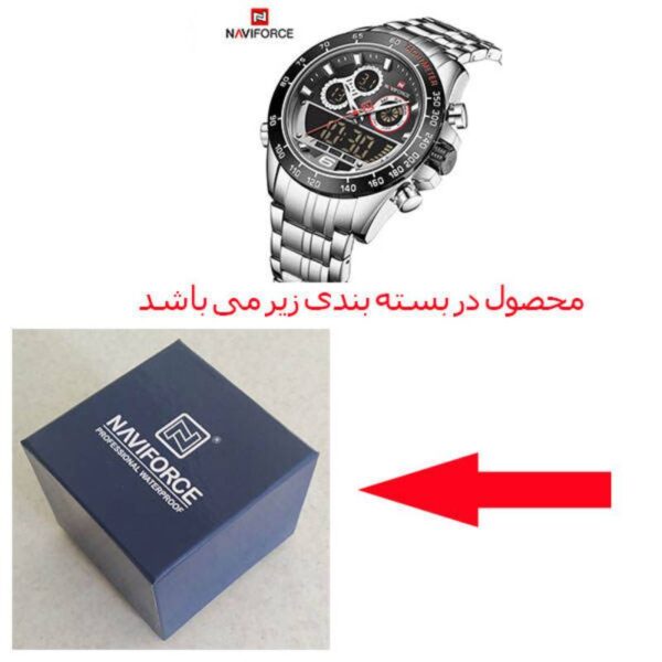 ساعت مچی عقربه ‌ای مردانه نیوی فورس مدل NF9188 SBS