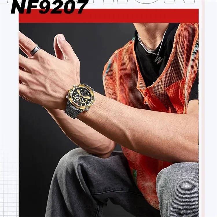 ساعت مچی عقربه‌ای مردانه نیوی فورس مدل NF9207SGB