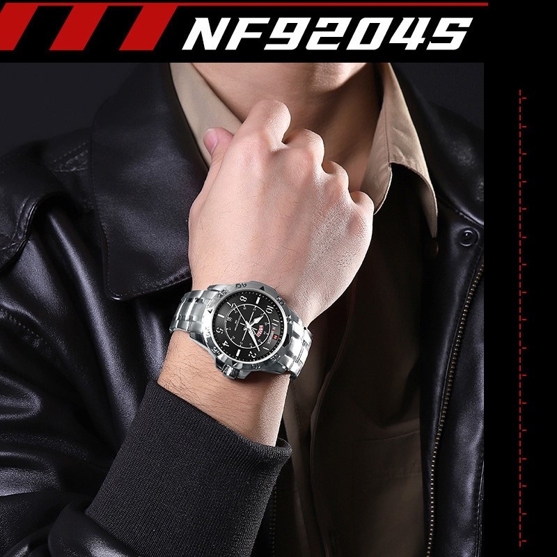 ساعت مچی عقربه‌ای مردانه نیوی فورس مدل NF9204SBS