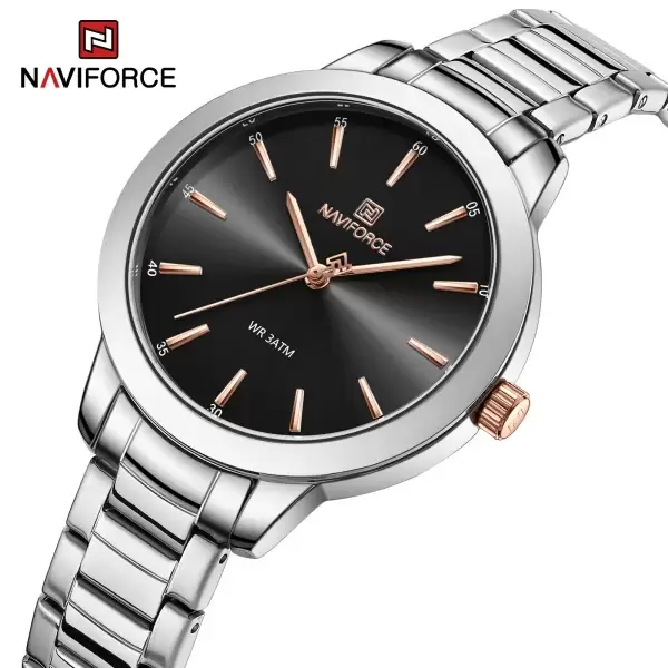 ساعت مچی زنانه نیوی فورس مدل NAVIFORCE NF5025 S/B