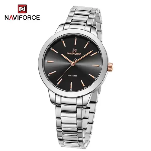 ساعت مچی زنانه نیوی فورس مدل NAVIFORCE NF5025 S/B