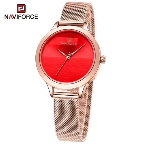 ساعت مچی زنانه نیوی فورس مدل NAVIFORCE NF5027 RG/R