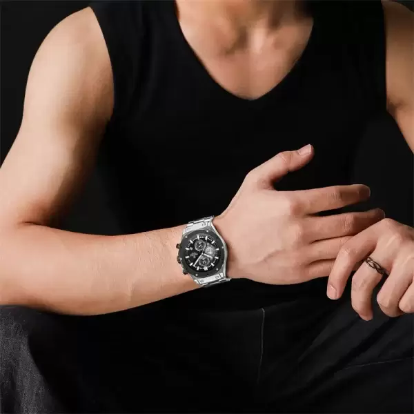 ساعت مچی عقربه ای مردانه نیوی فورس مدل 8026 SB