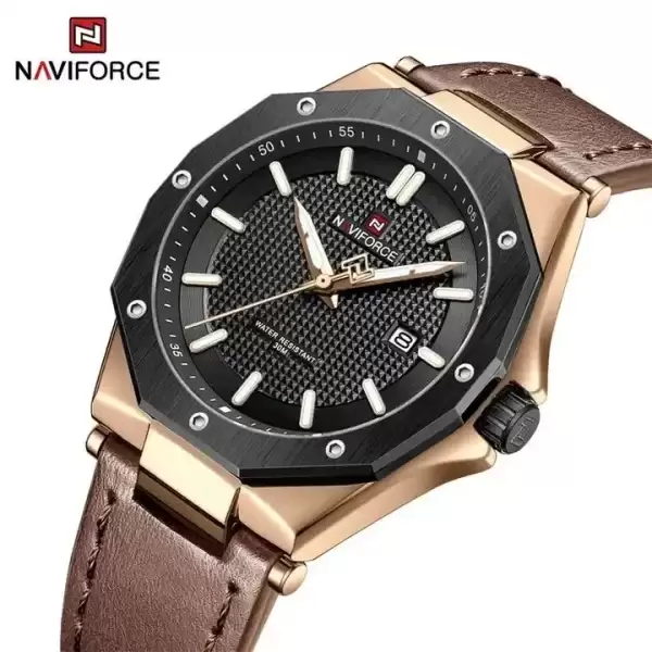 ساعت مچی عقربه‌ای مردانه نیوی فورس مدل NF9200RGBBN