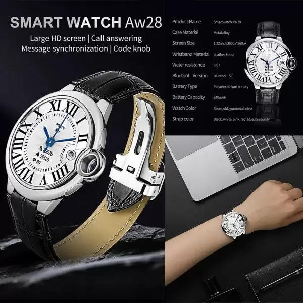 ساعت هوشمند مدل AW28