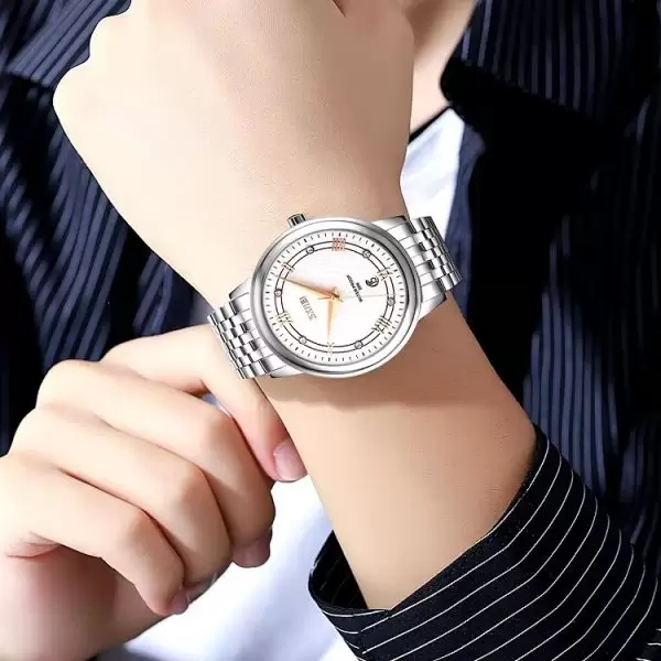 ست ساعت مچی عقربه ای زنانه و مردانه اسکمی مدل 9272SISI