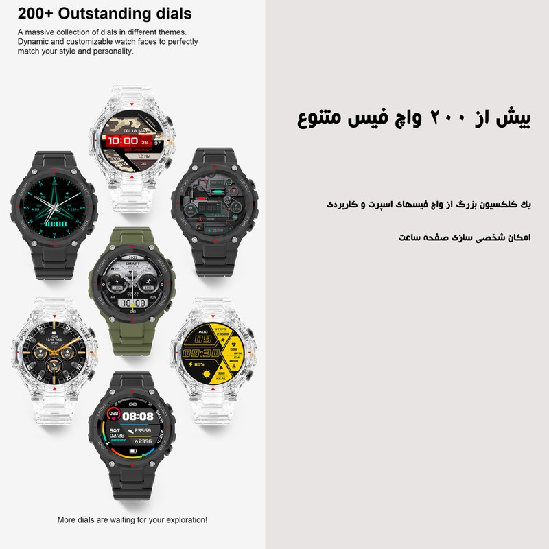 ساعت هوشمند مدل DT5 SPORT GPS ساعت هوشمند مدل DT5 SPORT GPS