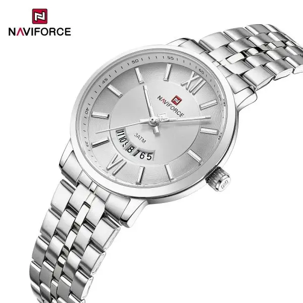 ست ساعت مچی عقربه ای زنانه و مردانه نیوی فورس مدل NF9238SWS