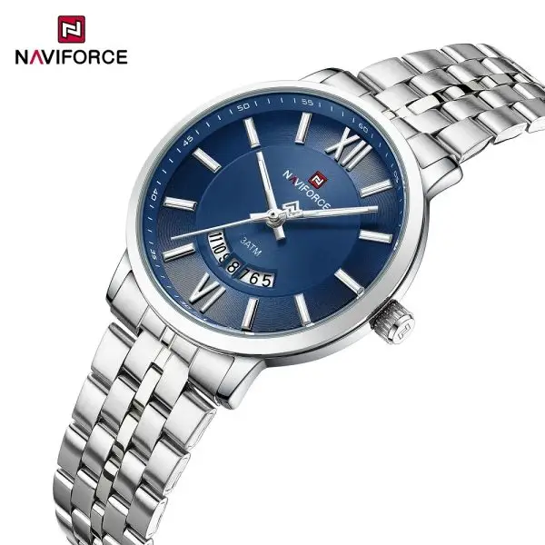 ست ساعت مچی عقربه ای زنانه و مردانه نیوی فورس مدل NF9238SBES